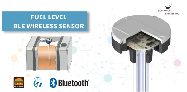 Fuel level BLE wireless sensor
